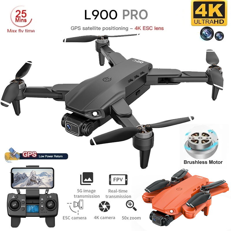 L900 Pro GPS 드론 4K 전문 HD 듀얼 카메 - Drone Cinematic 리뷰 및 가격